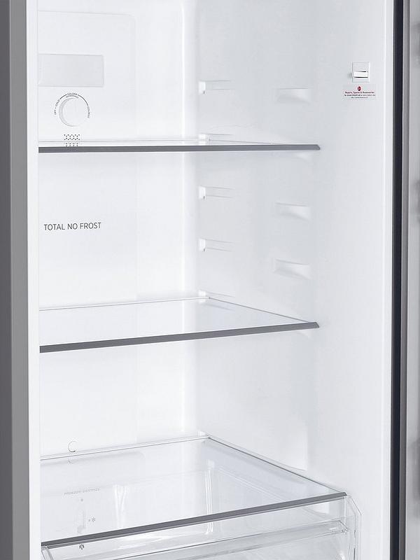 Hoover HOCH1T518EXK 60/40 Total No Frost Fridge Freezer, F Rated - Silver - Image 5
